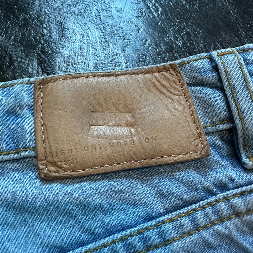 Zara High Waist Jean Shorts - Picture 6 of 10